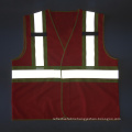 Canada CSA Z96 contrast color reflective safety vest with warning reflective tape